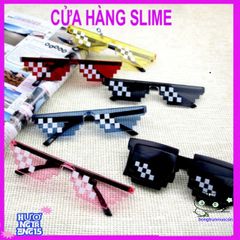 Kính Thuglife 6 Chấm MINECRAFT - Kính Mắt Thời Trang Độc Đáo Nhiều Màu Sắc Dành Cho Trẻ Em, Phong Cách Cool Ngầu