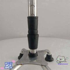 Gậy Batoong INOX 4 Chân Điều Chỉnh - Hỗ Trợ Di Chuyển An Toàn Cho Người Già, Người Ốm, Khuyết Tật