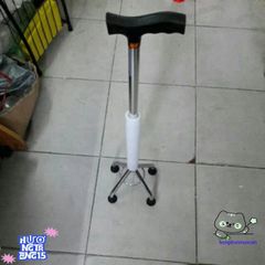 Gậy Chống Lucass BK32 - Gậy Đi Bộ 4 Chân Cao Cấp Dành Cho Người Già, Điều Chỉnh Chiều Cao, An Toàn Chống Trơn Trượt