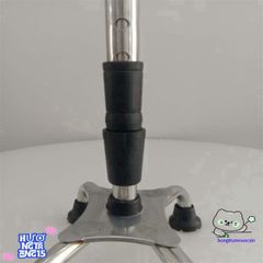 Gậy Chống Đi Bộ INOX 4 Chân - Điều Chỉnh Chiều Cao Cho Người Già, Người Khuyết Tật, Tập Đi An Toàn, Chất Liệu Cao Cấp