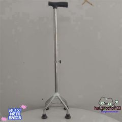 Gậy 4 Chân Điều Chỉnh Cao Thấp Inox Bền Vững - Giải Pháp An Toàn Cho Người Già và Khuyết Tật Tập Đi