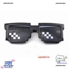 Kính Gương Thug Life Phong Cách Minecraft - Chất Liệu ABS Bền Bỉ, Siêu Ngầu, Giá Rẻ Cho Nam Nữ