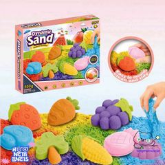 Bộ Cát Động Lực An Toàn Kèm Khuôn - Đồ Chơi Giáo Dục Phát Triển Sáng Tạo Cho Bé 3 Tuổi Trở Lên