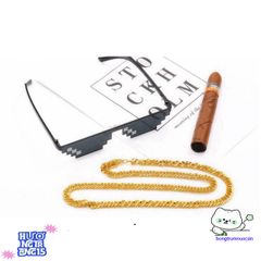 Kính THUG LIFE Thunlike 6 Chấm Hàn Quốc - Kính Thời Trang Nam Nữ Phong Cách Năng Động, Quà Tặng Đặc Biệt Cho Gamer
