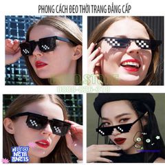 Kính THUG LIFE Thunlike 6 Chấm Hàn Quốc - Kính Thời Trang Nam Nữ Phong Cách Năng Động, Quà Tặng Đặc Biệt Cho Gamer