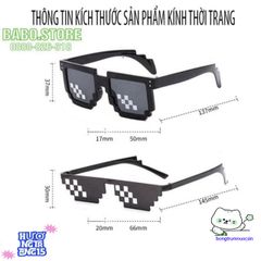 Kính THUG LIFE Thunlike 6 Chấm Hàn Quốc - Kính Thời Trang Nam Nữ Phong Cách Năng Động, Quà Tặng Đặc Biệt Cho Gamer