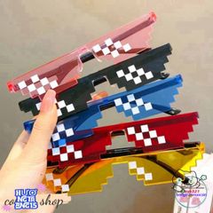 Kính Mắt Thuglife 6 Chấm MINECRAFT - Kiểu Dáng Thời Trang Cá Tính Cho Nam Nữ, Hàng Chất Lượng Cao