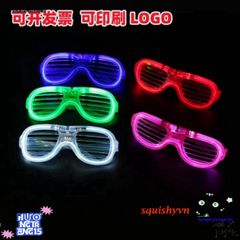 Kính Thug Life LED Đường Phố - Kính Dạ Quang Nhiều Màu Sắc Cho Tiệc Tùng, Bar và Sự Kiện Hài Hước