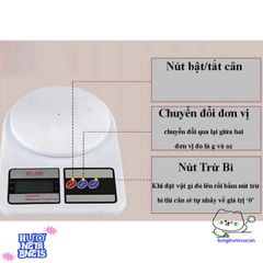 Cân Điện Tử SF-400 Cao Cấp - Thiết Bị Định Lượng Nguyên Liệu Pha Chế Chính Xác Cho Bếp Nhà Hàng, Khách Sạn