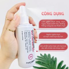 Xịt Giảm Mụn Lưng Angel's Liquid 150ml - Làm Sáng Da, Mờ Thâm Với Glutathione & Centella, Chăm Sóc Da Hiệu Quả