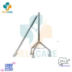 Gậy Hỗ Trợ Đi Lại 4 Chân HelpCare - Gậy Chống Cao Cấp Hợp Kim Nhôm và Inox 304 Dành Cho Người Già và Người Khuyết Tật