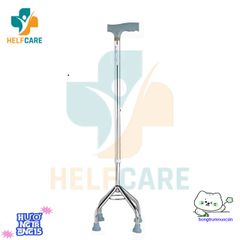 Gậy Hỗ Trợ Đi Lại 4 Chân HelpCare - Gậy Chống Cao Cấp Hợp Kim Nhôm và Inox 304 Dành Cho Người Già và Người Khuyết Tật