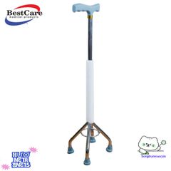 Gậy Đi Bộ 4 Chân BestCare - Gậy Tập Đi Hợp Kim Nhôm Cao Cấp Dành Cho Người Già An Toàn, Điều Chỉnh Chiều Cao, Bền Bỉ