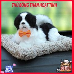 Thú Nhồi Bông Khử Mùi Thông Minh - Chó, Mèo, Sói, Gấu Lõi Than Hoạt Tính Trang Trí Xe Ô Tô Dễ Thương và Hữu Ích
