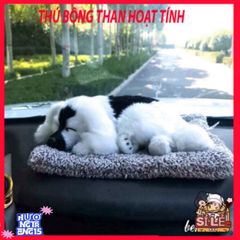 Thú Nhồi Bông Khử Mùi Thông Minh - Chó, Mèo, Sói, Gấu Lõi Than Hoạt Tính Trang Trí Xe Ô Tô Dễ Thương và Hữu Ích