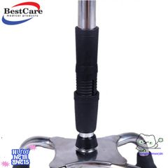 Gậy Đi Bộ 4 Chân Inox BestCare - Giải Pháp An Toàn Bền Bỉ Dành Cho Người Già và Người Khuyết Tật