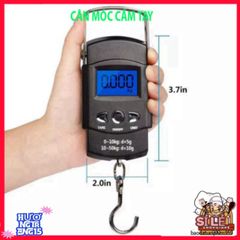 Cân Cầm Tay LCD 50kg/10g - Thiết Bị Đo Chính Xác Hoàn Hảo Cho Du Lịch, Câu Cá & Đồ Dùng Hàng Ngày