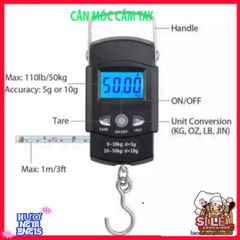 Cân Cầm Tay LCD 50kg/10g - Thiết Bị Đo Chính Xác Hoàn Hảo Cho Du Lịch, Câu Cá & Đồ Dùng Hàng Ngày