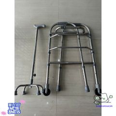 Gậy Bốn Chân Inox Chống Trượt - Hỗ Trợ Di Chuyển An Toàn Cho Người Cao Tuổi, Thiết Kế Sang Trọng và Điều Chỉnh Chiều Cao