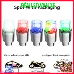 Bộ 2 Đèn LED Màu Sắc Ấn Tượng cho Van Xe Đạp và Xe Máy - Đèn Trang Trí Tăng Cường Hiệu Ứng Ánh Sáng Ban Đêm