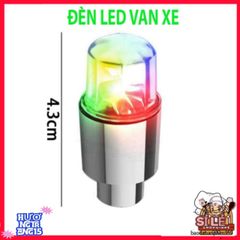 Bộ 2 Đèn LED Màu Sắc Ấn Tượng cho Van Xe Đạp và Xe Máy - Đèn Trang Trí Tăng Cường Hiệu Ứng Ánh Sáng Ban Đêm