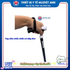 Gậy Hỗ Trợ 4 Chân GBM-024 - Gậy Chống Nghiêng An Toàn Cho Người Già, Điều Chỉnh Chiều Cao, Tay Cầm Bọc Cao Su Chắc Chắn