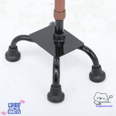 Gậy Đi Bộ Lucass B-934 - Gậy Chống Trơn Trượt 4 Chân Điều Chỉnh Chiều Cao Hỗ Trợ Đi Lại Cho Người Già & Khuyết Tật