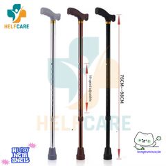 Gậy Chống Một Chân HelpCare Chất Liệu Hợp Kim Nhôm - Điều Chỉnh Chiều Cao 76-98cm, Hỗ Trợ Người Già Đi Lại An Toàn Và Tiện Lợi