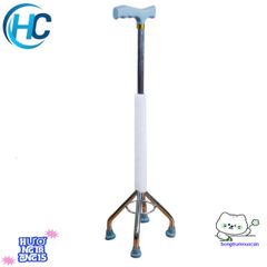 Gậy Tập Đi 4 Chân Lucass B932 - Điều Chỉnh Chiều Cao Dễ Dàng cho Người Già và Người Khuyết Tật, Hỗ Trợ Di Chuyển An Toàn