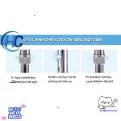 Gậy Tập Đi 4 Chân Lucass B932 - Điều Chỉnh Chiều Cao Dễ Dàng cho Người Già và Người Khuyết Tật, Hỗ Trợ Di Chuyển An Toàn