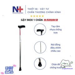 Gậy Chống Đi Bộ Inox 1 Chân Cho Người Già - Hỗ Trợ Cân Bằng An Toàn, Tăng Cường Di Chuyển, Chất Liệu Chống Trượt