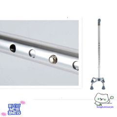 Gậy hỗ trợ đi lại 4 chân có thể điều chỉnh - Thiết bị an toàn cho người già và người khuyết tật, hỗ trợ di chuyển dễ dàng.