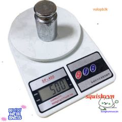 Cân Điện Tử Mini FS-400 - Cân Sức Khỏe Đo Tối Đa 10kg/1g, Màn Hình LCD Sáng, Sang Trọng, Có Pin Tặng Kèm, Bảo Hành 1 Năm