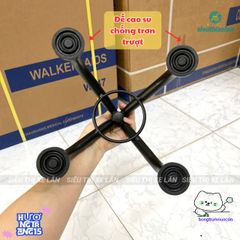 Gậy Như Ý Lucass B932 - Gậy Chống 4 Chân Nhôm Chất Lượng Cao, Điều Chỉnh Chiều Cao 72-92cm, An Toàn Cho Người Cao Tuổi