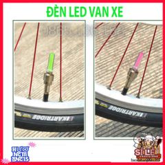 Bộ đèn LED gắn van xe đạp chống nước - An toàn và tiện ích cho chuyến đi ban đêm, thiết kế hiện đại, 2 chiếc nhẹ nhàng lắp dễ dàng