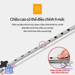 Gậy Hỗ Trợ Điều Chỉnh Chiều Cao - Gậy Chống Cho Người Già, Bệnh Nhân - Thiết Bị Chăm Sóc Sức Khỏe Tiện Lợi, Gọn Nhẹ