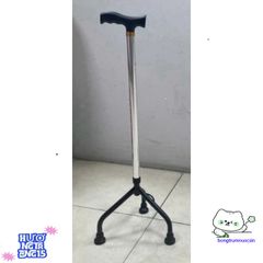 Gậy đi lại Lucass 3 chân - Cây chống hỗ trợ người già, có thể điều chỉnh chiều cao, chất liệu sắt mạ crom bền chắc.