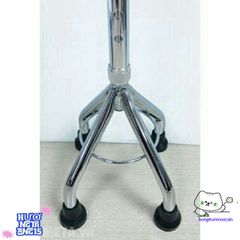 Gậy Chống Inox 3 Chân Lucass - Gậy Đi Bộ Chắc Chắn Cho Người Cao Tuổi và Người Khuyết Tật Giúp Đi Lại An Toàn