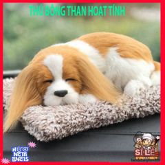 Kính Chào Chó Cảnh Than Hoạt Tính - Đồ Trang Trí Ô Tô Dễ Thương Khử Mùi Hôi, Phụ Kiện Ô Tô Độc Đáo cho Không Gian Sống Tươi Mát