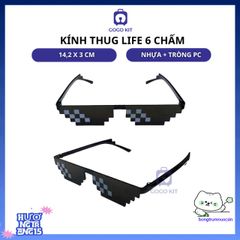 Kính Mát Pixel Mosaic 2D Unisex - Phong Cách Năng Động, Thoải Mái Cho Nam Nữ, Thời Trang Cosplay & Chụp Ảnh