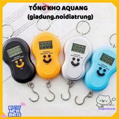 Cân Điện Tử Cầm Tay Mini Kèm Móc Treo - Cân Hành Lý Chính Xác Du Lịch Tiện Lợi, Màn Hình LCD Hiển Thị Rõ Ràng