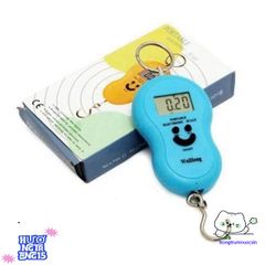 Cân Điện Tử Cầm Tay Mini Kèm Móc Treo - Cân Hành Lý Chính Xác Du Lịch Tiện Lợi, Màn Hình LCD Hiển Thị Rõ Ràng
