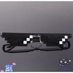 Kính Thug Life 6 Chấm Đa Màu - Phụ Kiện Thời Trang Siêu Ngầu Cho Gamer - Kính Mắt Minecraft Nổi Bật