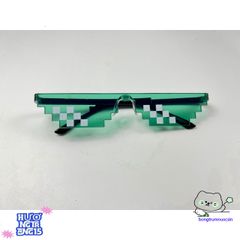 Kính Thug Life 6 Chấm Đa Màu - Phụ Kiện Thời Trang Siêu Ngầu Cho Gamer - Kính Mắt Minecraft Nổi Bật