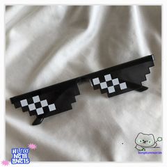 Kính Mắt Mosaic Thug Life - Gọng Kính Phong Cách Disco Cá Tính UV400 Cho Nam Nữ Thời Trang Vui Nhộn