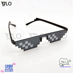 Kính Thug Life 6 Chấm - Kính Mát Độc Đáo Chống UV, Phong Cách Meme Chất Chơi, Phụ Kiện Thời Trang Dành Cho Game Thủ