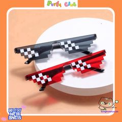 Kính Thug Life 6 Chấm Nhiều Màu - Phụ Kiện Chụp Ảnh Vui Nhộn Dành Cho Tất Cả Dịp, Thời Trang Độc Đáo