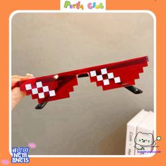 Kính Thug Life 6 Chấm Nhiều Màu - Phụ Kiện Chụp Ảnh Vui Nhộn Dành Cho Tất Cả Dịp, Thời Trang Độc Đáo