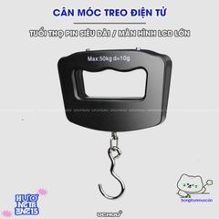 Cân Điện Tử Móc Treo UCHUU Mini - Cân Hành Lý Kỹ Thuật Số 50KG với Màn Hình LCD Rõ Ràng và Thiết Kế Gọn Nhẹ, Dễ Dàng Mang Theo