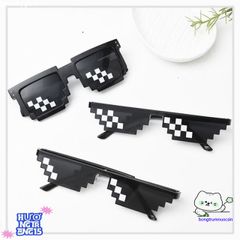 Kính Mát Thug Life Cá Tính - Kính Râm HD Chống UV400 Phong Cách Vũ Trường Dành Cho Nam Nữ, Thiết Kế Khảm Độc Đáo